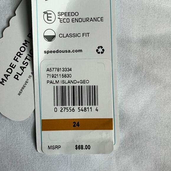 NWT Girls / Womens Printed The One 830 One-Piece Swimsuit, Size 24/00, Tropical - Picture 6 of 10